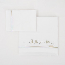 Juego Sábanas Algodon 3pcs. Bunny de Bimbicasual